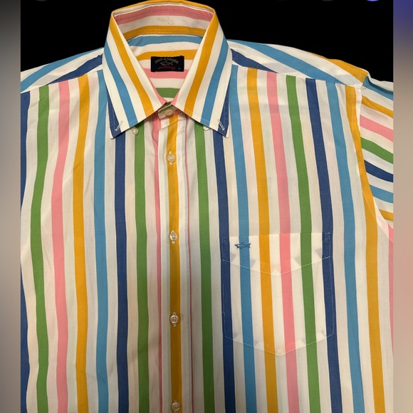 Paul and Shark Yachting Long Sleeve Button Down Shirt Size 41 - Picture 2 of 3